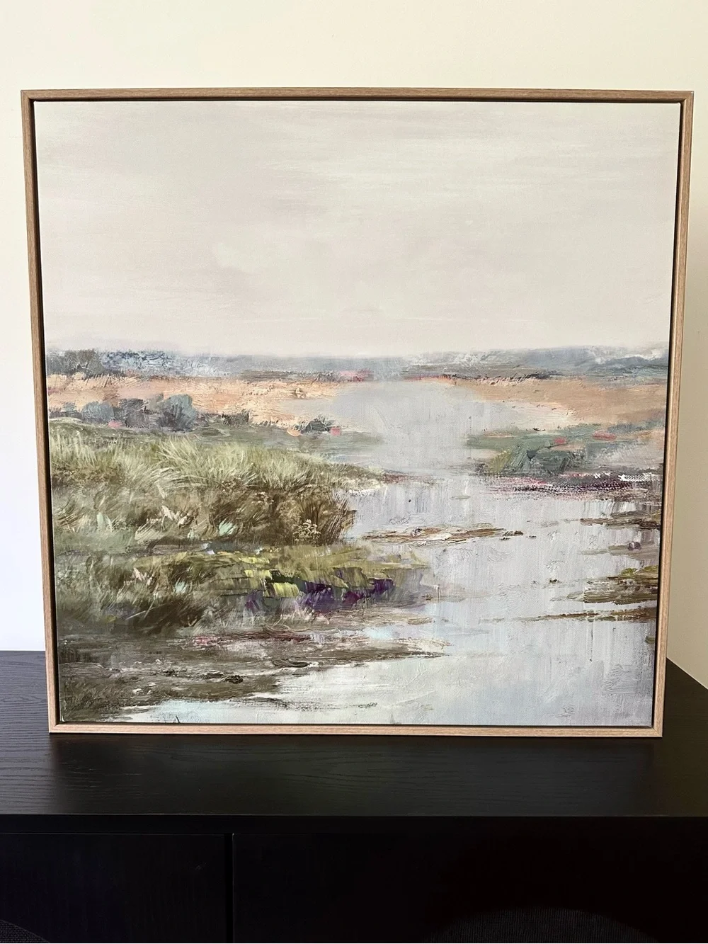 Marshland Framed Canvas Wall Art 24 x 24 - Threshold Studio McGee